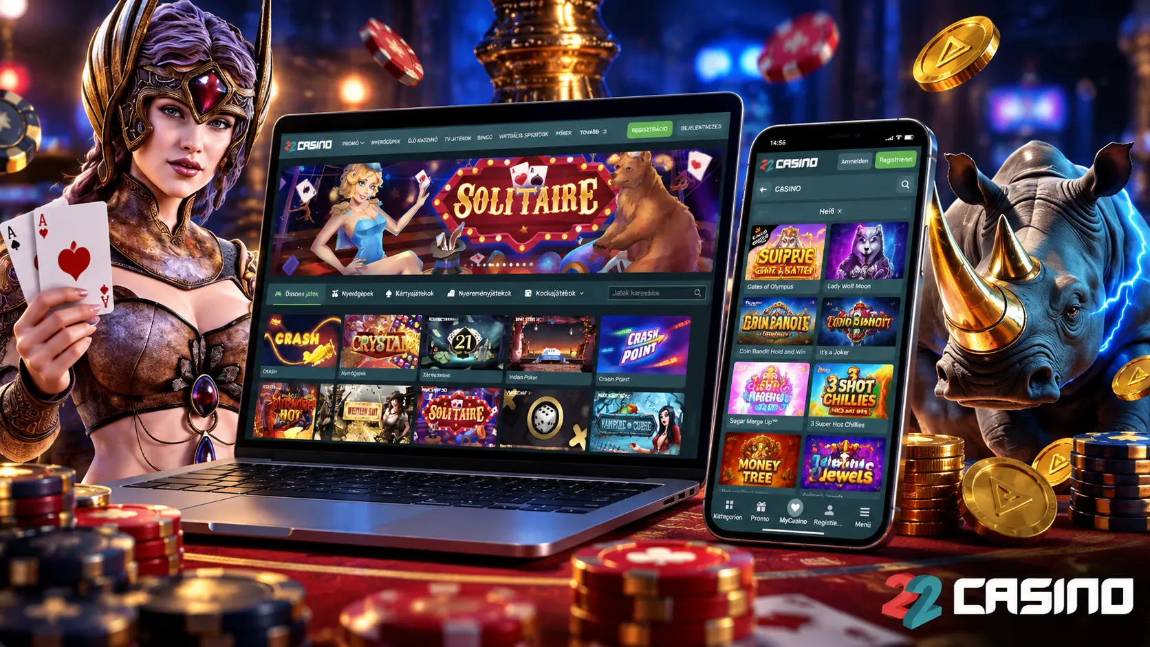 Hogyan kezdj élő kaszinójátékokat a 22Casino oldalán